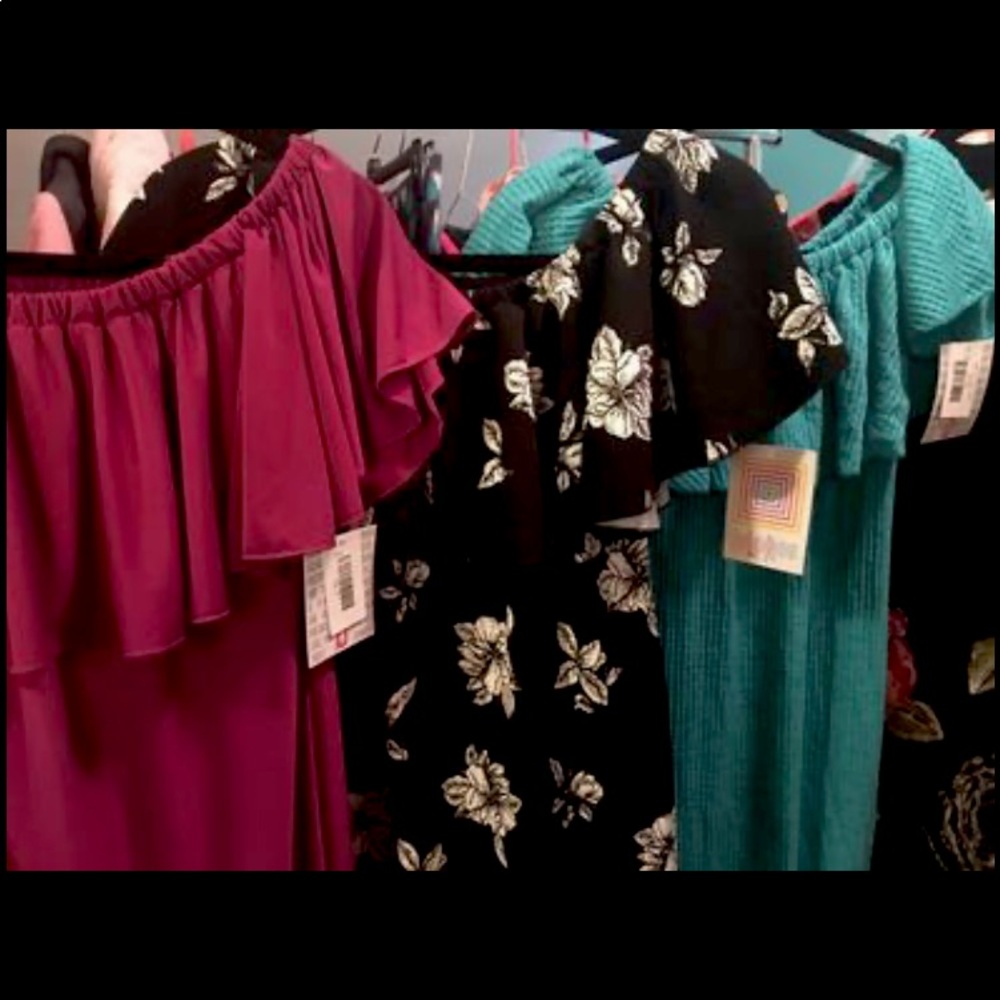 Ruffled dresses! Small 2 colors LuLaRoe CiCi